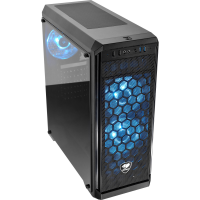 Cougar MX330-G Mid Tower Case with Full Tempered Glass Window and USB 3.0